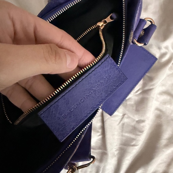 Balenciaga city bag Giant First 240577 purple mini - Picture 2 of 6